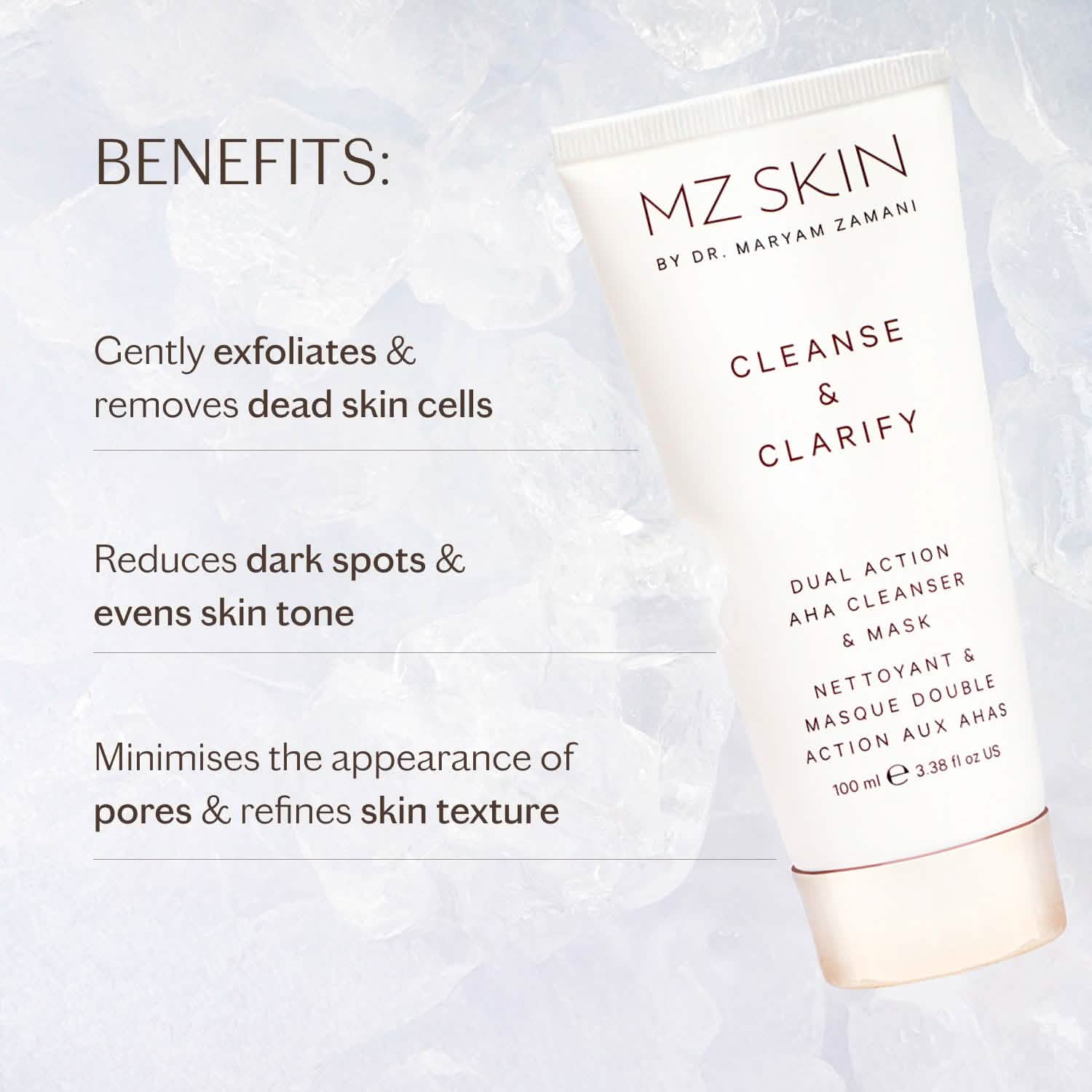 Cleanse & Clarify Dual Action AHA Cleanser & Mask