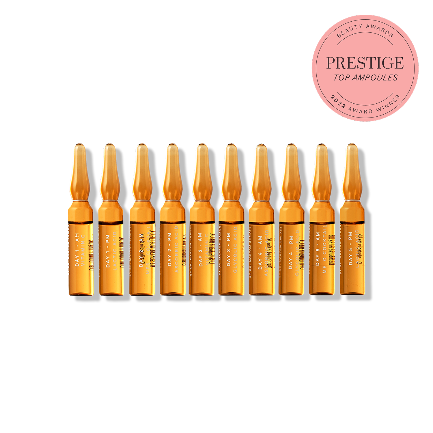 Glow Boost Vitamin C Ampoules | 7-Day Brightening Treatment | MZ SKIN