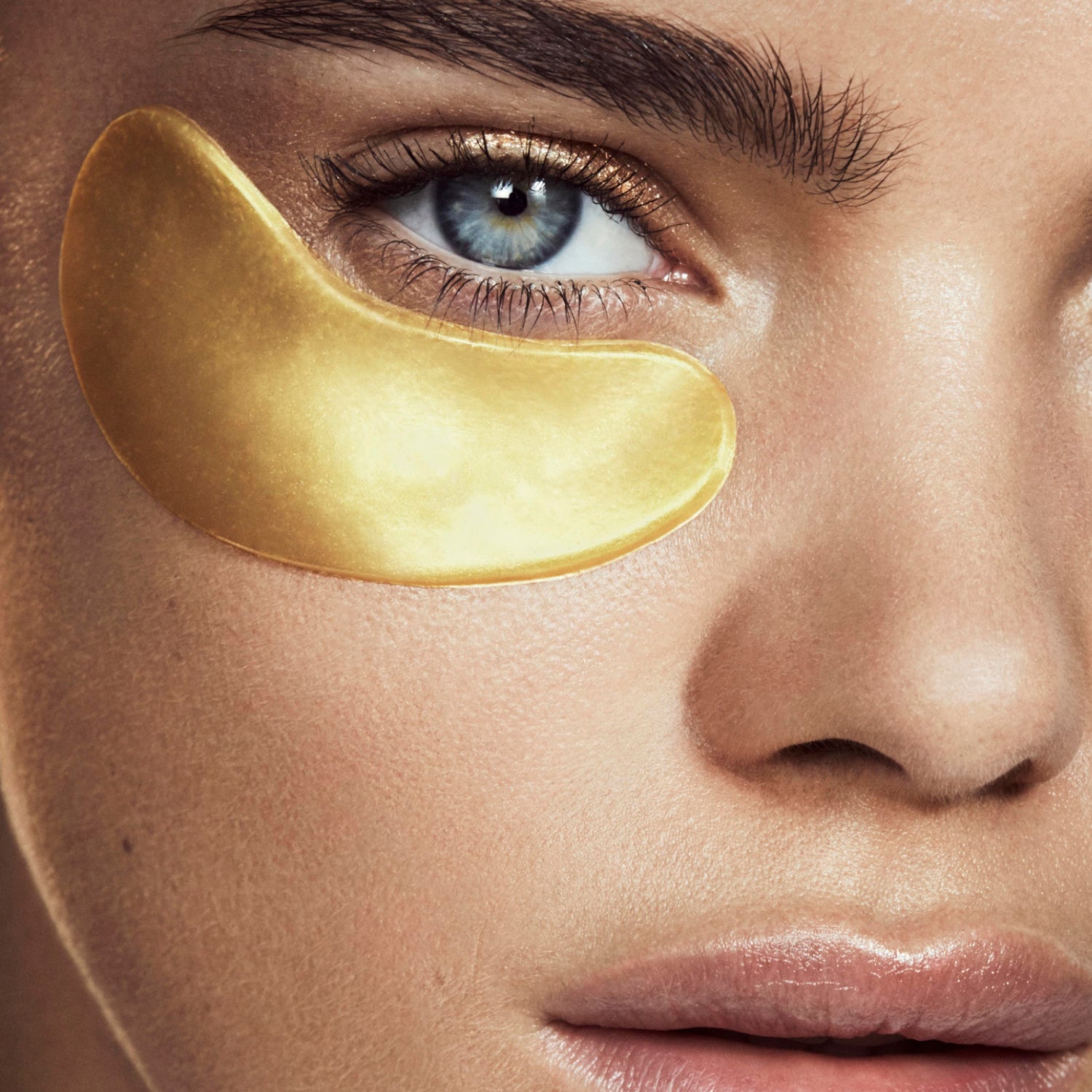 Hydra-Bright Golden Eye Mask