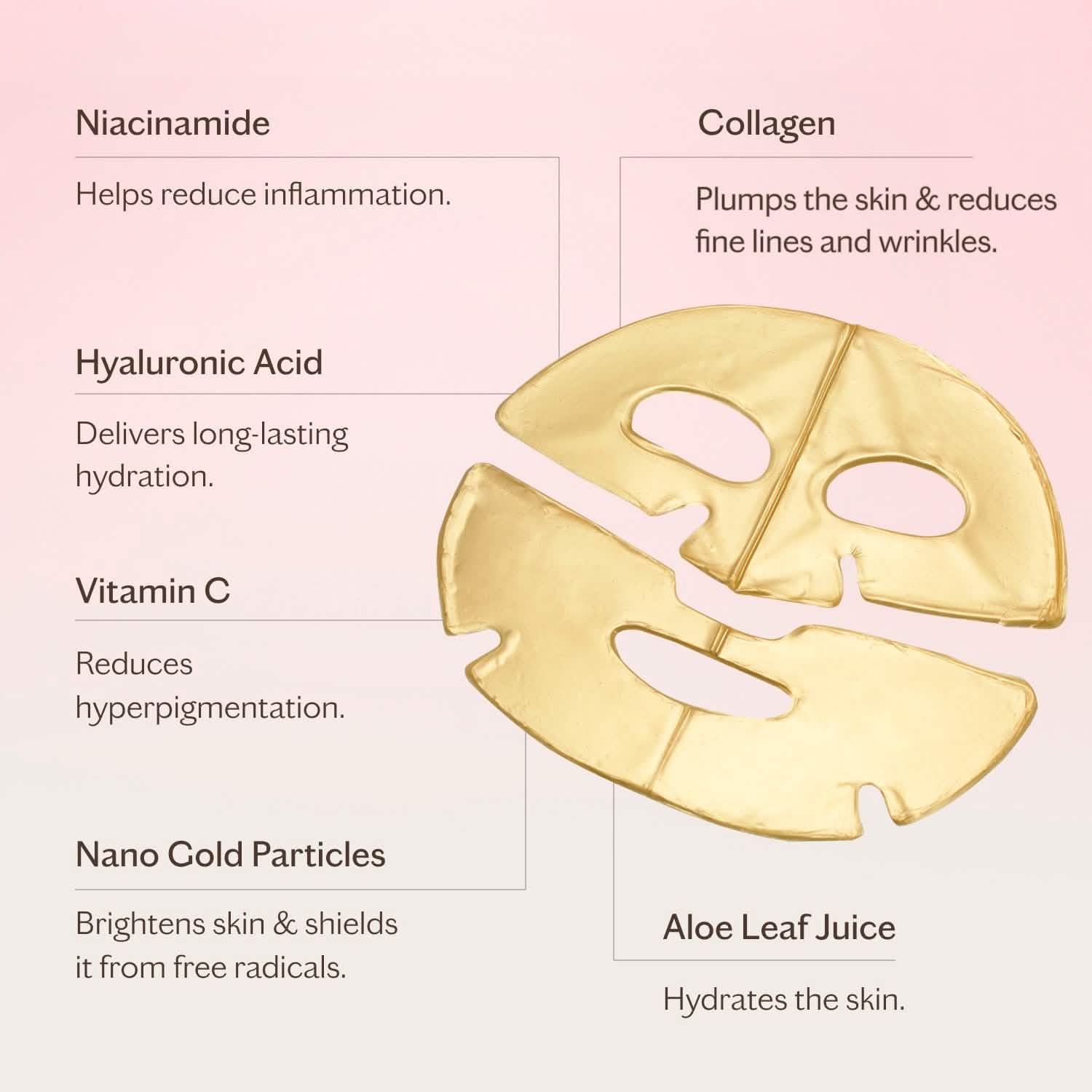 Hydra-Lift Gold Facial Treatment Mask