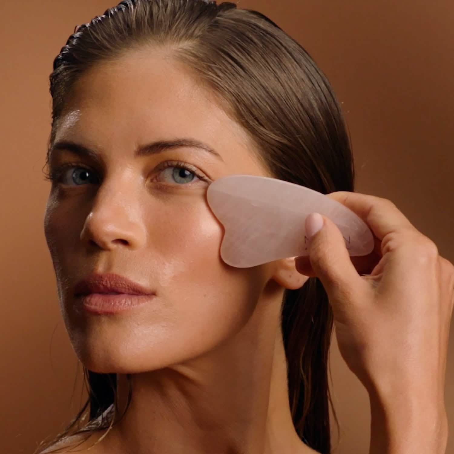 Sculpting Rose Quartz Gua Sha