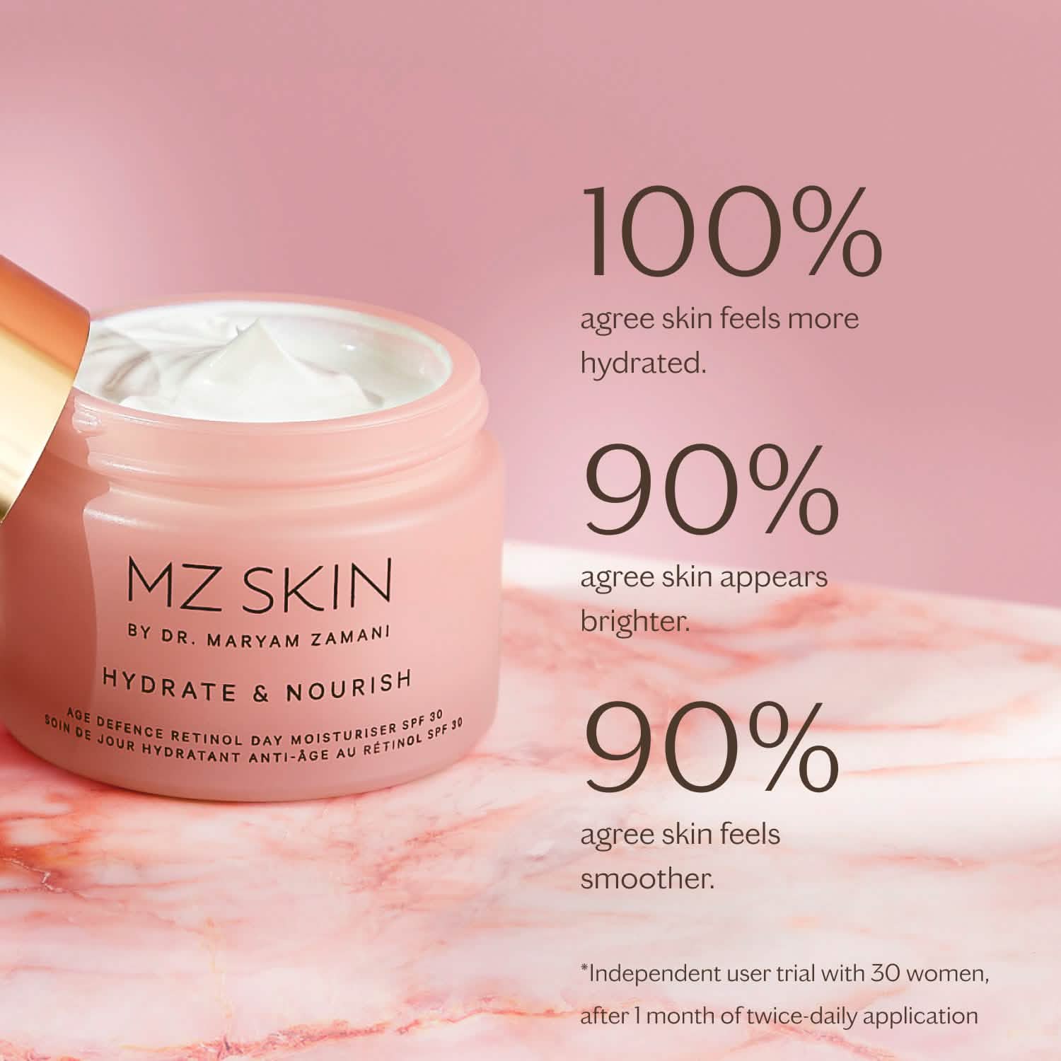 Hydrate & Nourish Hyaluronic & Retinol Day Moisturiser SPF30