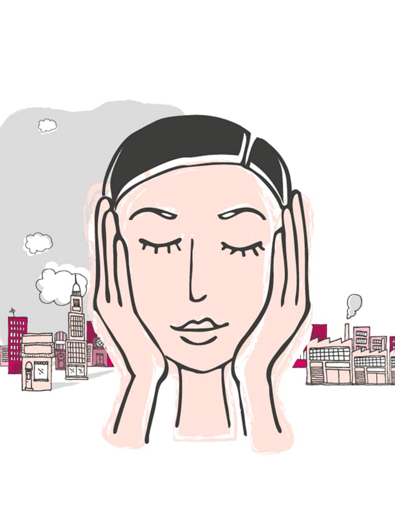 Pollution, and its effect on the skin