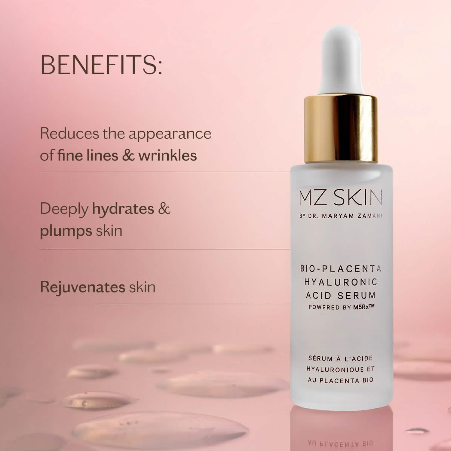 Bio-Placenta Hyaluronic Acid Serum | MZ SKIN