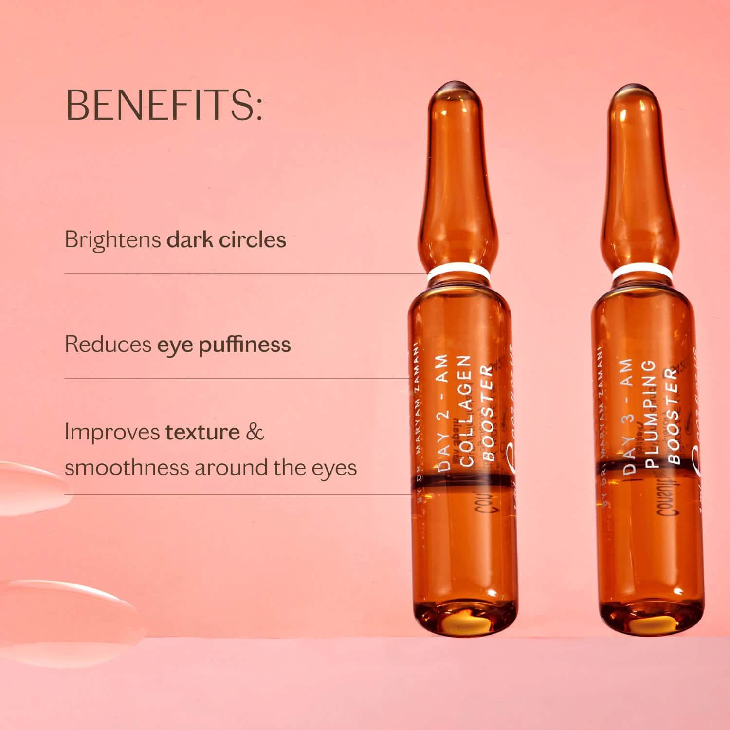 Brightening & Hydrating Eye Ampoules | Revive Tired Eyes | MZ SKIN