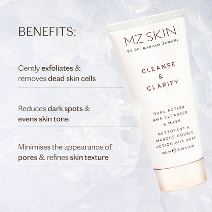 Cleanse &amp; Clarify Dual Action AHA Cleanser &amp; Mask