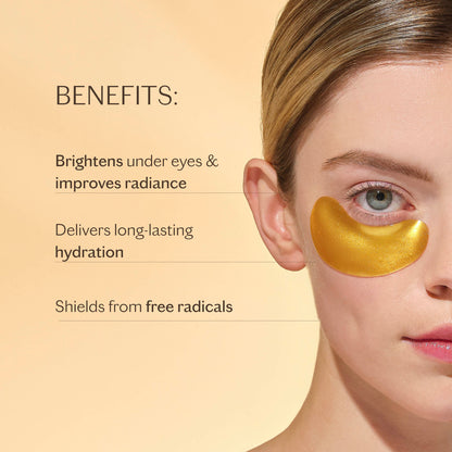 Hydra-Bright Golden Eye Mask