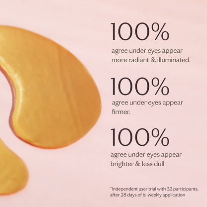 Hydra-Bright Golden Eye Mask