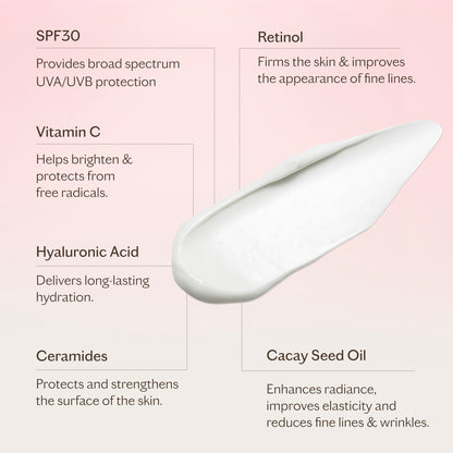 Hydrate &amp; Nourish Age Defence Retinol Day Moisturiser SPF30