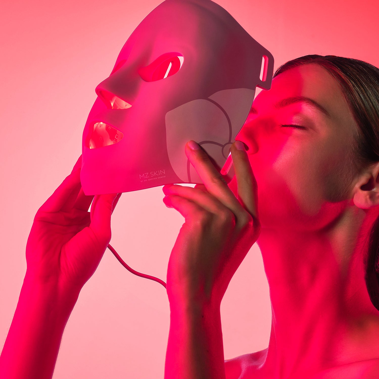 LED Face Mask | LightMAX Supercharged Red Light Therapy | MZ SKIN