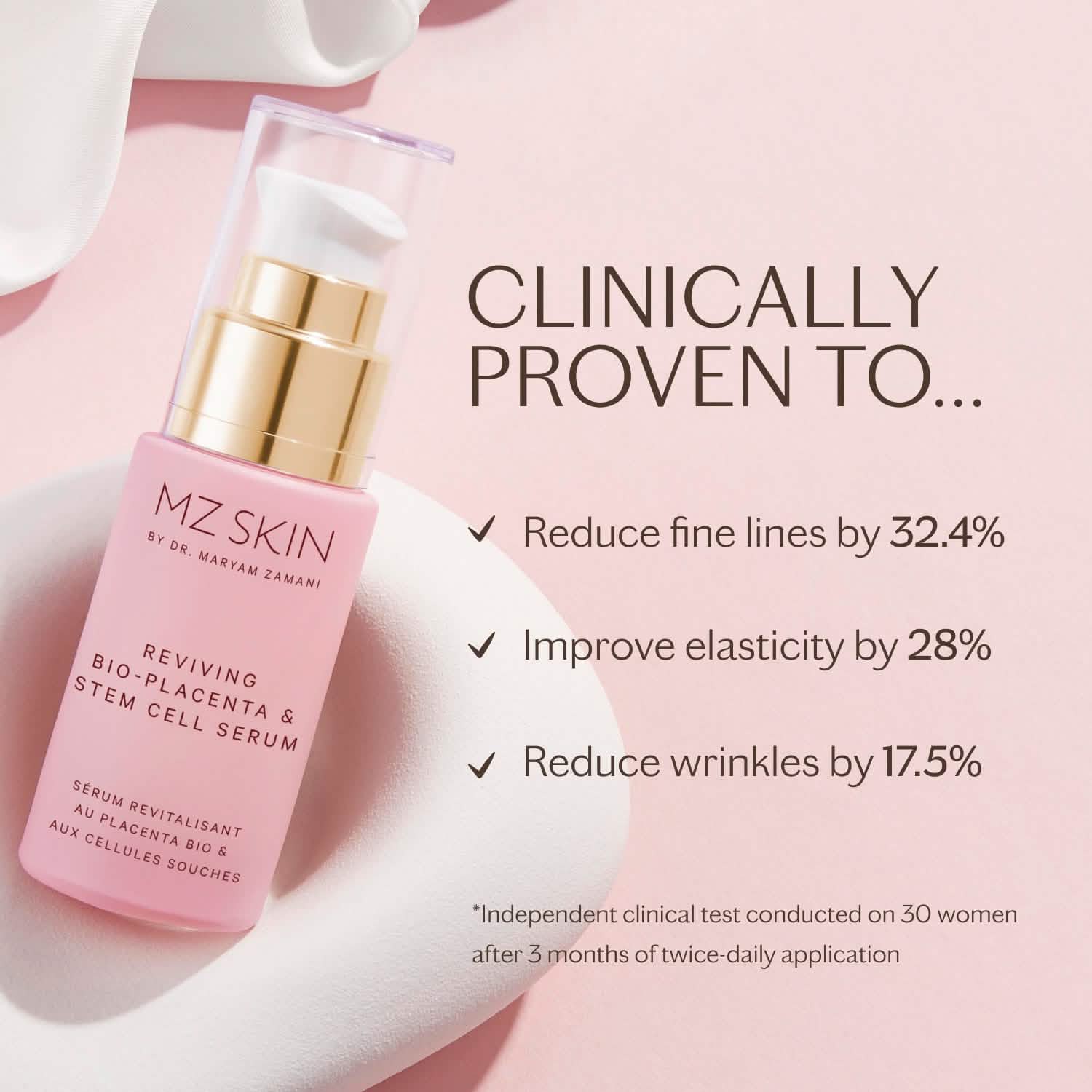 美容液 MZ Skin Reviving Bio-Placenta and Stem Reviving Bio-Placenta Stem Cell Serum | MZ SKIN