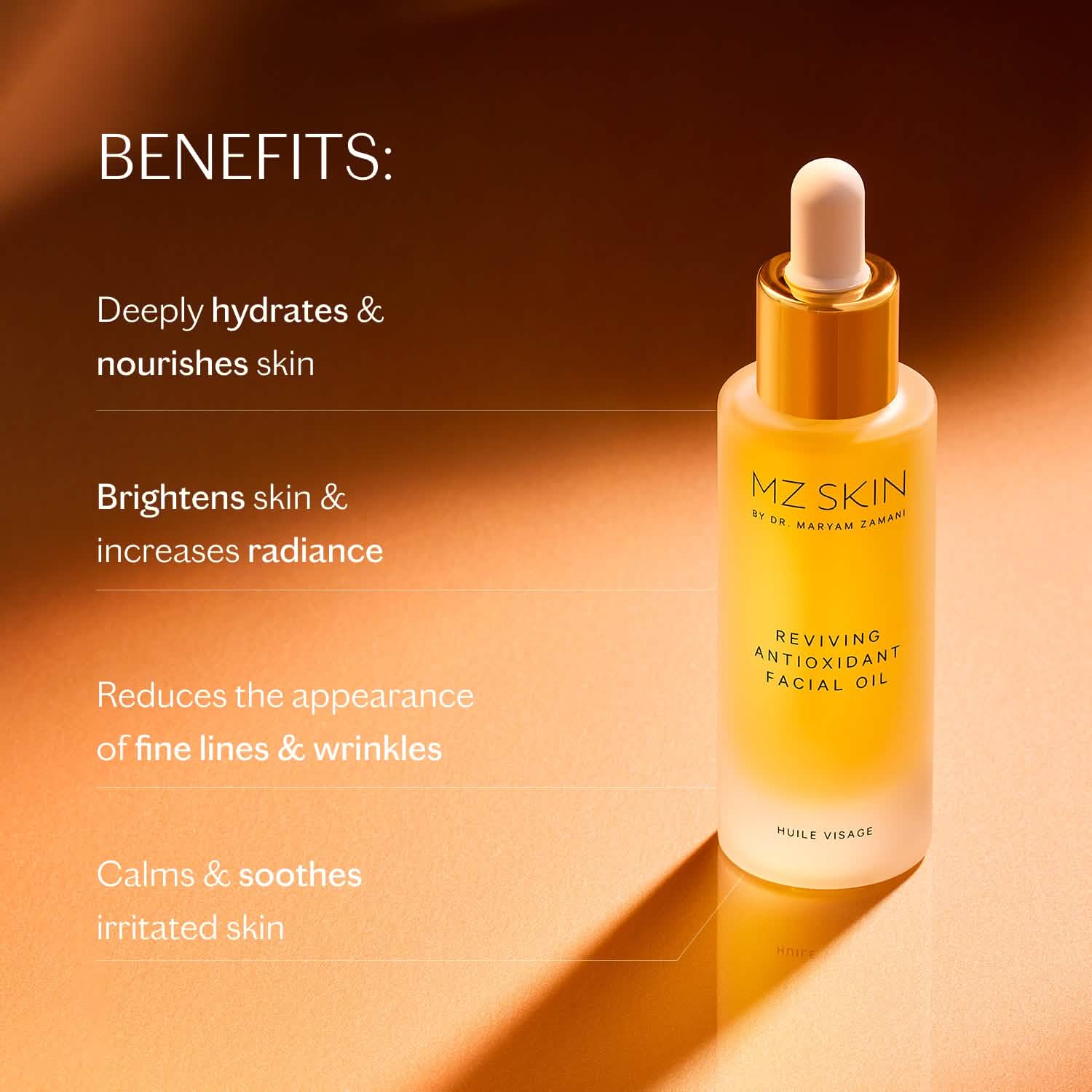 Reviving Antioxidant Facial Oil | Nourish, Protect & Restore Glow