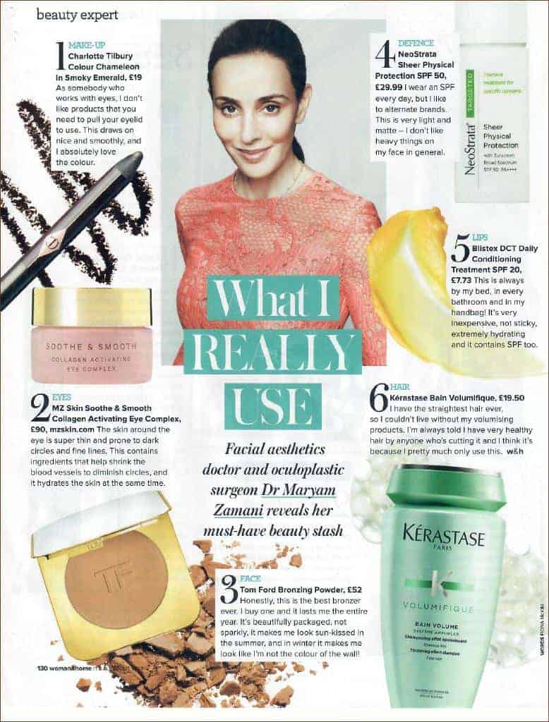 Soothe & smooth featured in woman and home magazine!